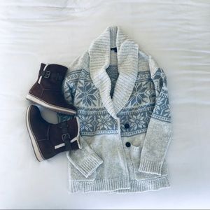 Gap Snowy Cozy Cardigan